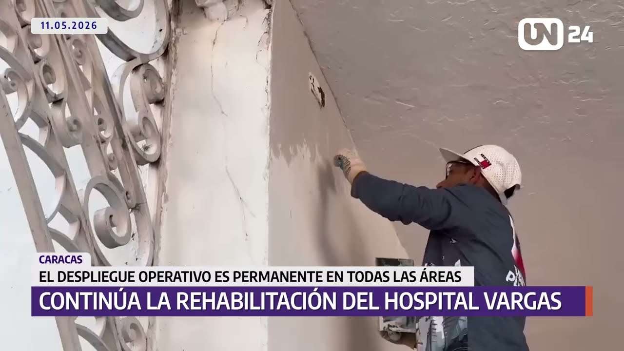 Continúa rehabilitación profunda en el Hospital Vargas