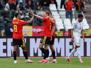 Bélgica golea a Túnez en su último amistoso previo al Mundial