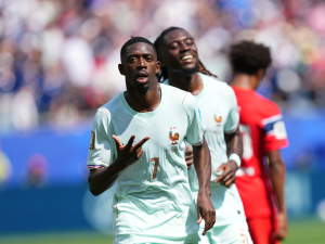 Dembélé comandó el triunfo de Francia ante Noruega