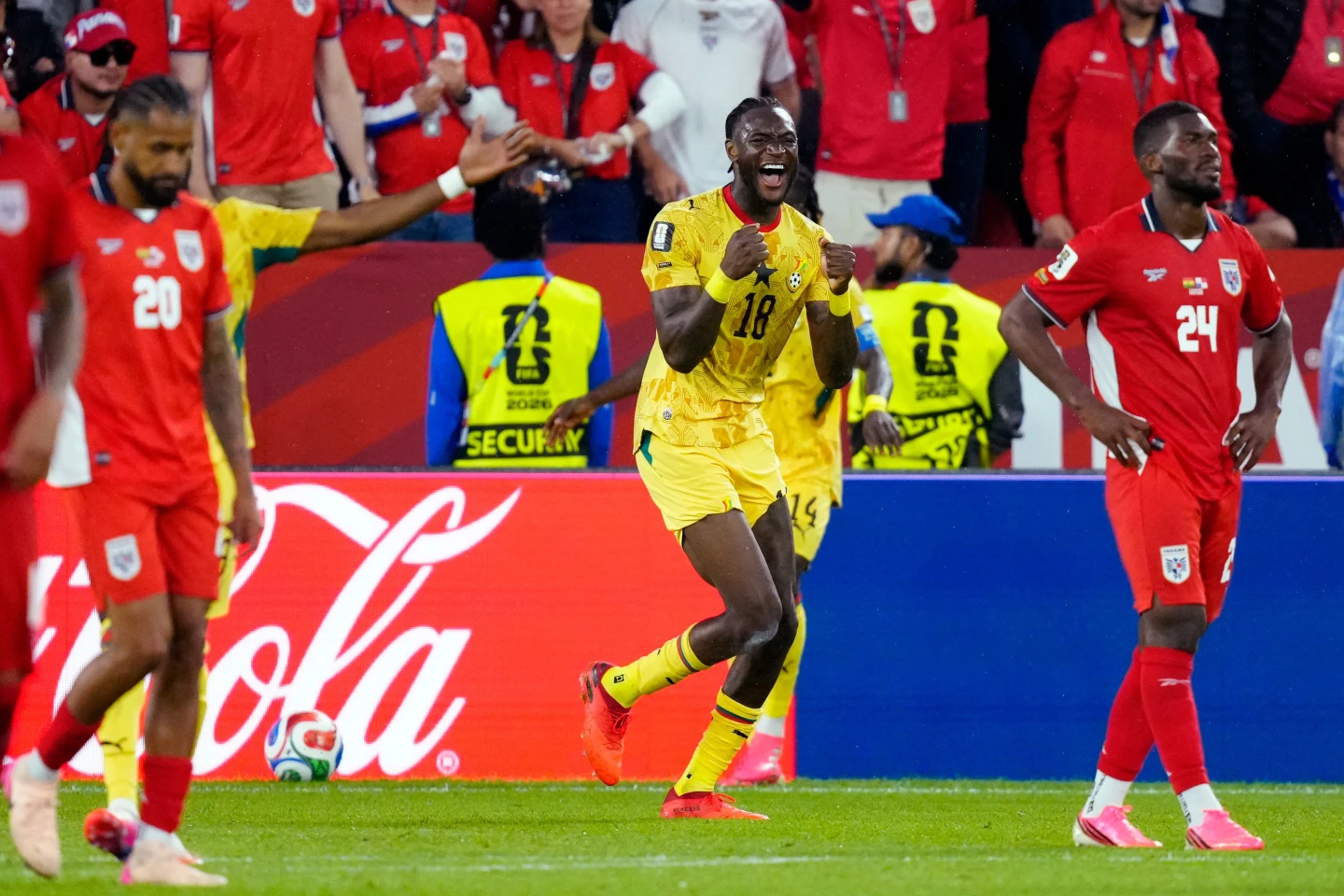 Panamá pierde ante Ghana con gol de último minuto