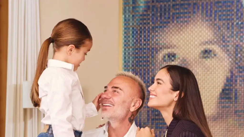 El gesto de Gianlucca Vacchi y la modelo venezolana Sharon Fonseca con su hija Blue Jerusalema que conmueve las redes