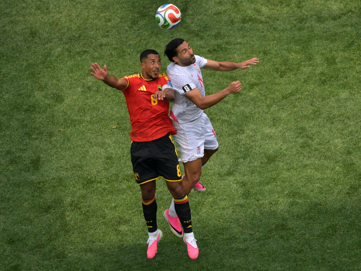 Irán se repartió puntos con Bélgica que culminó con un hombre menos