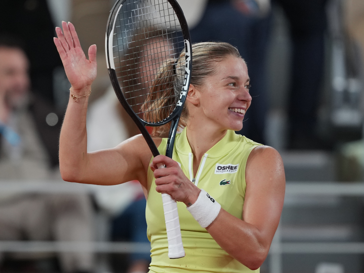 Maja Chwalinska, de la qualy, a la final de Roland Garros