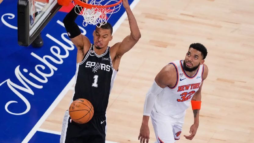 Spurs de San Antonio derrota 115-111 a Knicks de Nueva York y pone la serie 1 a 2