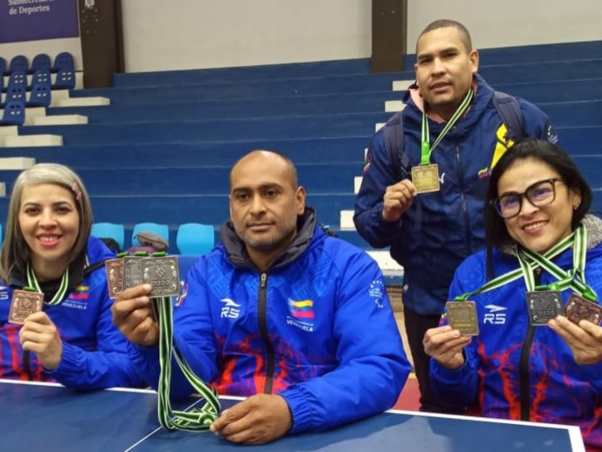 Paratenis de mesa sumó seis medallas en Argentina