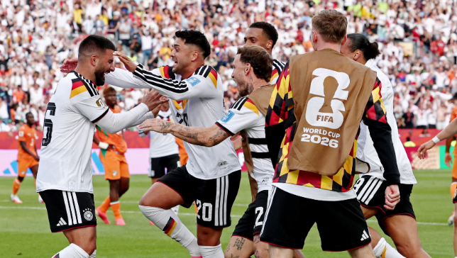 Alemania remontó y venció 2-1 a Costa de Marfil