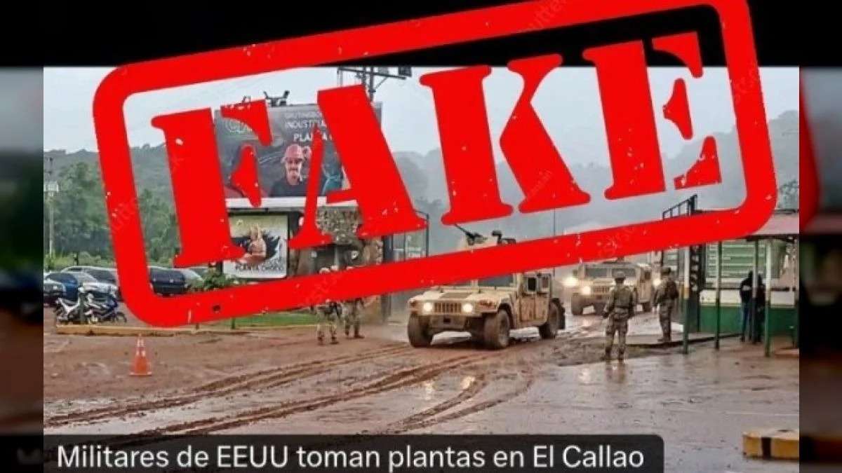 Desmienten falsa información sobre supuestos militares en El Callao