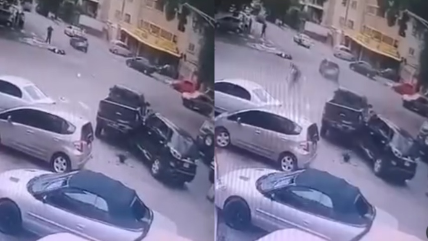 Filtraron sensibles videos de la brutal colisión múltiple en Caracas
