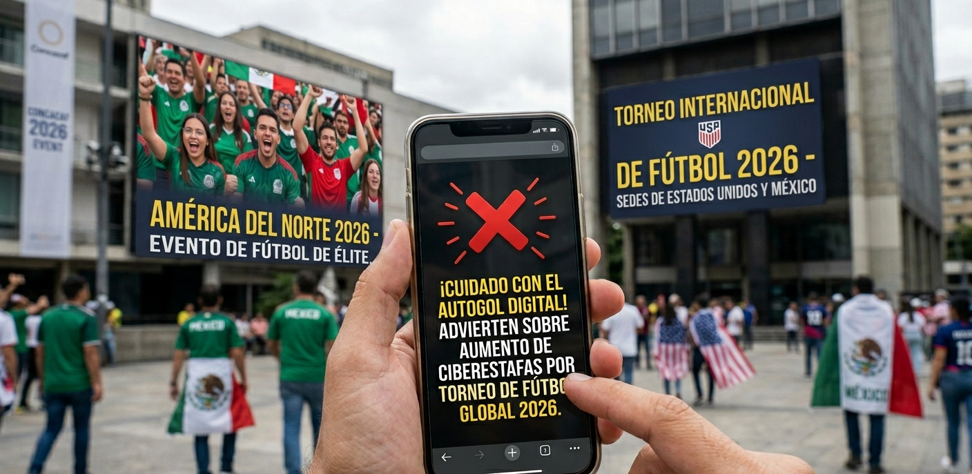Alerta por estafas cibernéticas ante el Mundial de Fútbol 2026