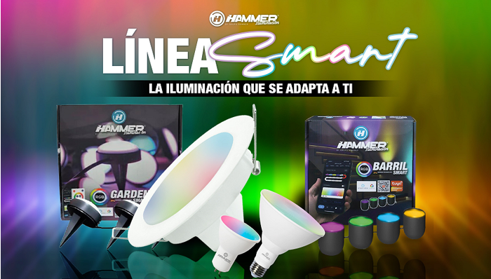 Casas inteligentes al instante: Austin Piñate recomienda la Línea Smart de Hammer Iluminación