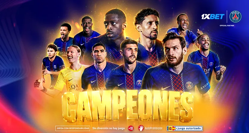 ¡Dos veces campeón de la Champions League: el Paris Saint-Germain confirma su estatus como la mejor dinastía del fútbol junto a 1xBet!