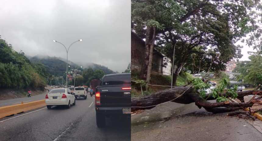 Colapso en Caracas y Miranda tras fuertes lluvias en la madrugada del 15 de junio