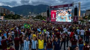 Alcaldías caraqueñas despliegan pantallas gigantes para la transmisión en vivo de la fiesta mundialista