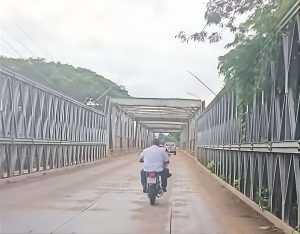 Puente de El Sombrero bajo tránsito controlado tras sufrir daños