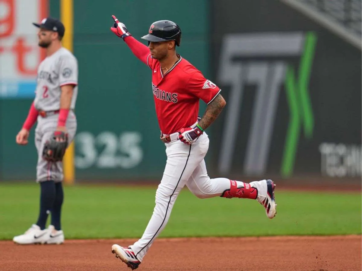 Brayan Rocchio dio inicio a la vapuleada de Cleveland