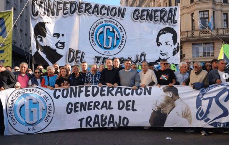 Central sindical argentina inicia plan de lucha contra política económica de Milei