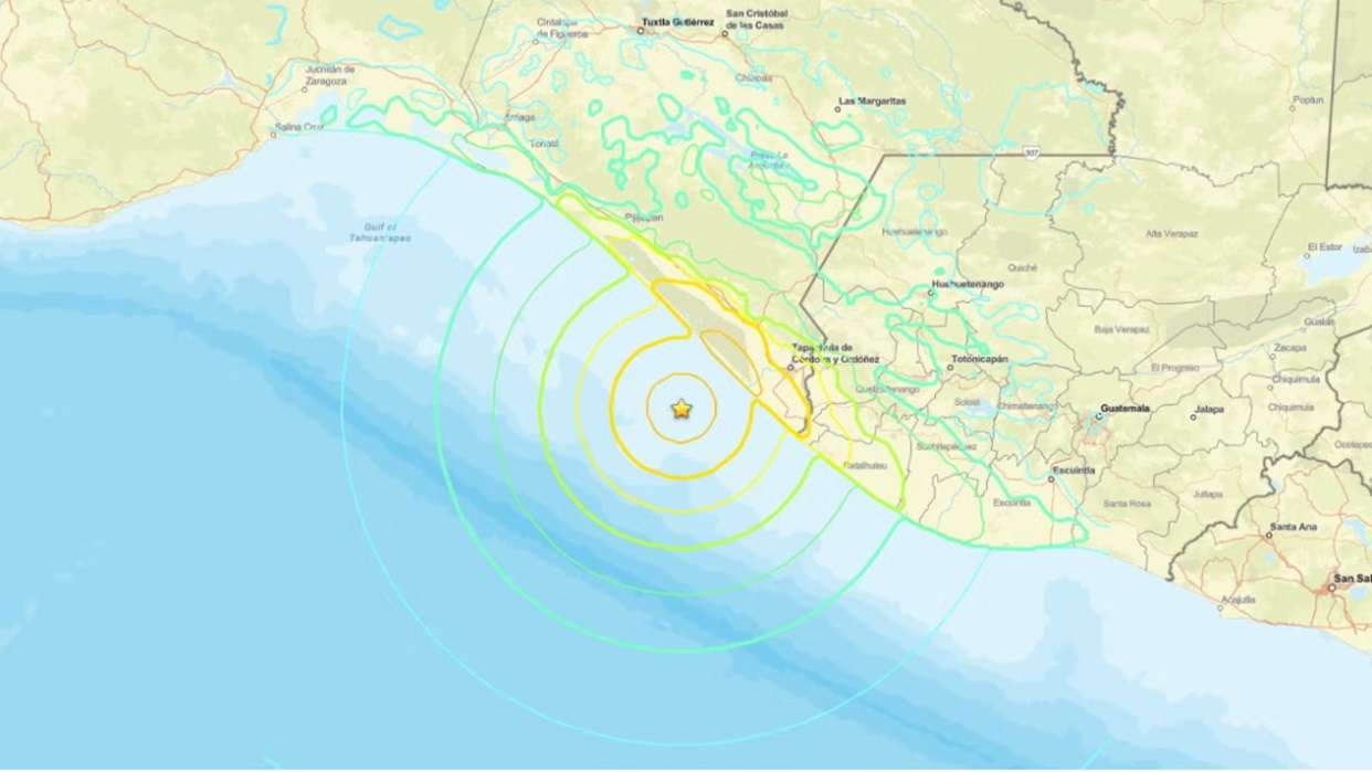Fuerte sismo de magnitud 7,4 sacude el sur de México