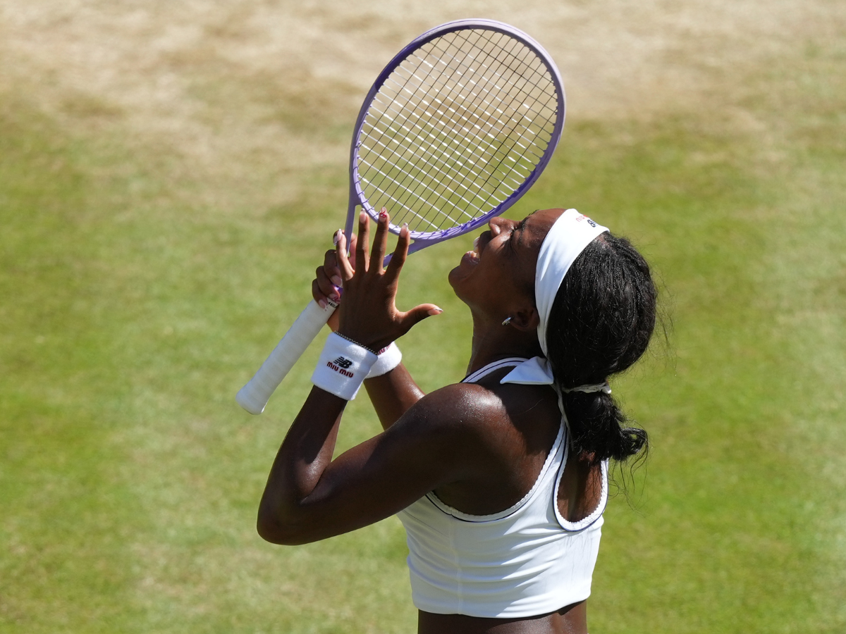 Gauff remontó ante Pegula y clasificó a semifinales de Wimbledon