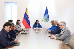 Presidenta (e) se reúne con directivos del BID para acordar hoja de ruta multilateral