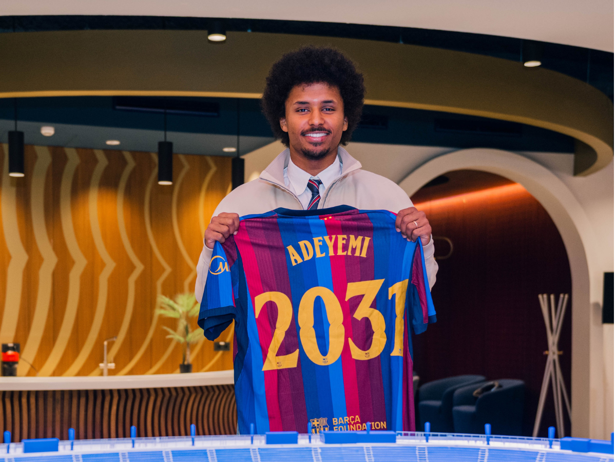 El Barcelona presentó a Karim Adeyemi