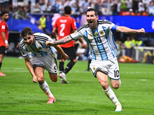 Lionel Messi: «esto es el Mundial»