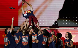 Las mejores fotos de la celebración de la selección española en Madrid tras ganar el Mundial