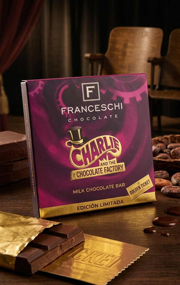 Franceschi lanza concurso al estilo Charlie y la fábrica de chocolate