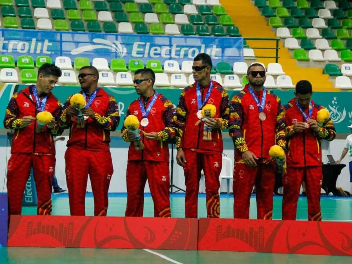 Gólbol celebra inédito bronce en Valledupar