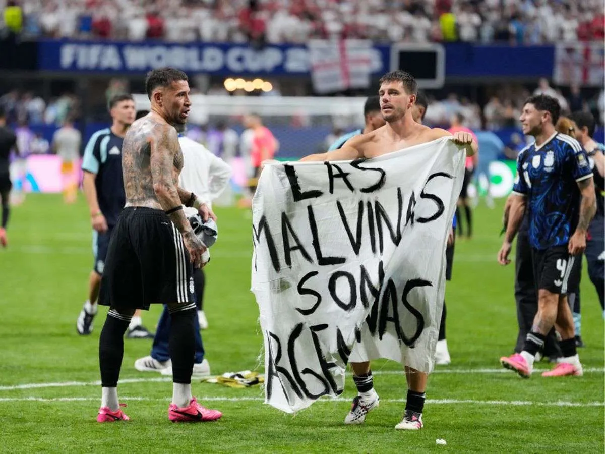 Reino Unido pide a FIFA investigar a Argentina por bandera de Malvinas