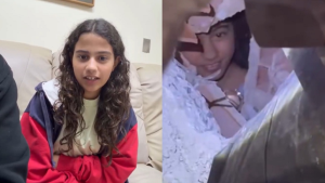 La niña que se viralizó con su sonrisa mientras estaba atrapada y esperaba su rescate en La Guaira