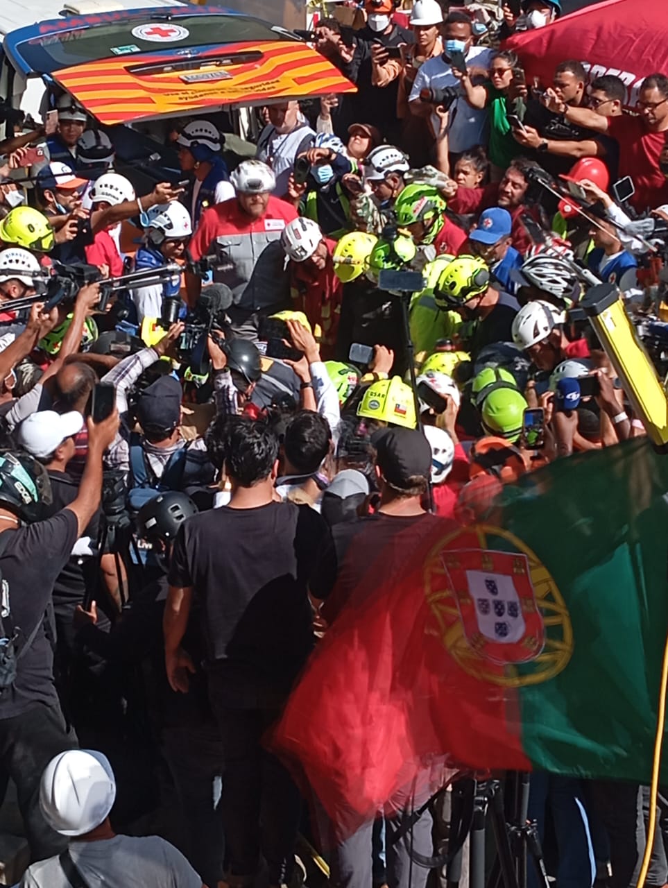FOCON culmina con éxito el rescate de ciudadano venezolano atrapado tras los terremotos