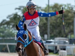 Samy Camacho full esta tarde en Gulfstream Park