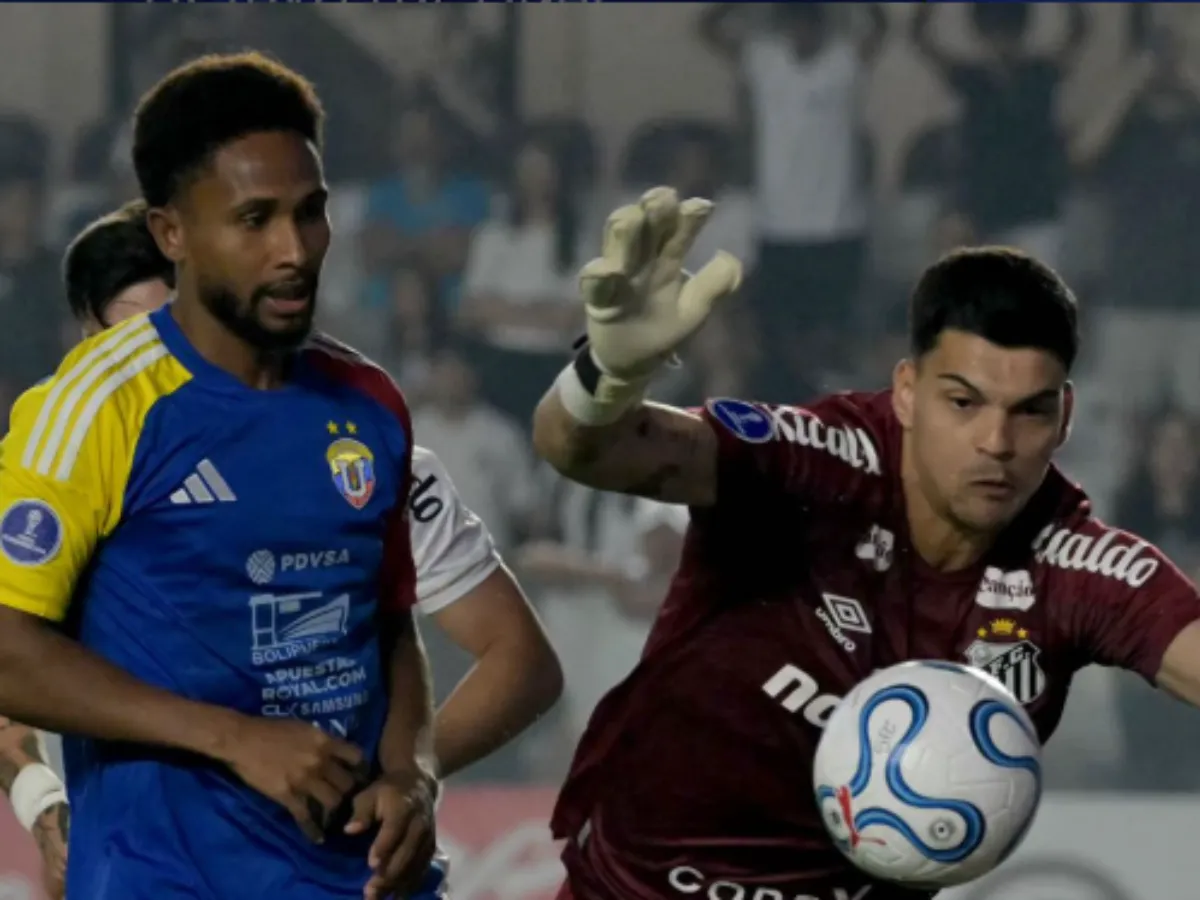 UCV se despide de la Sudamericana tras caer ante el Santos