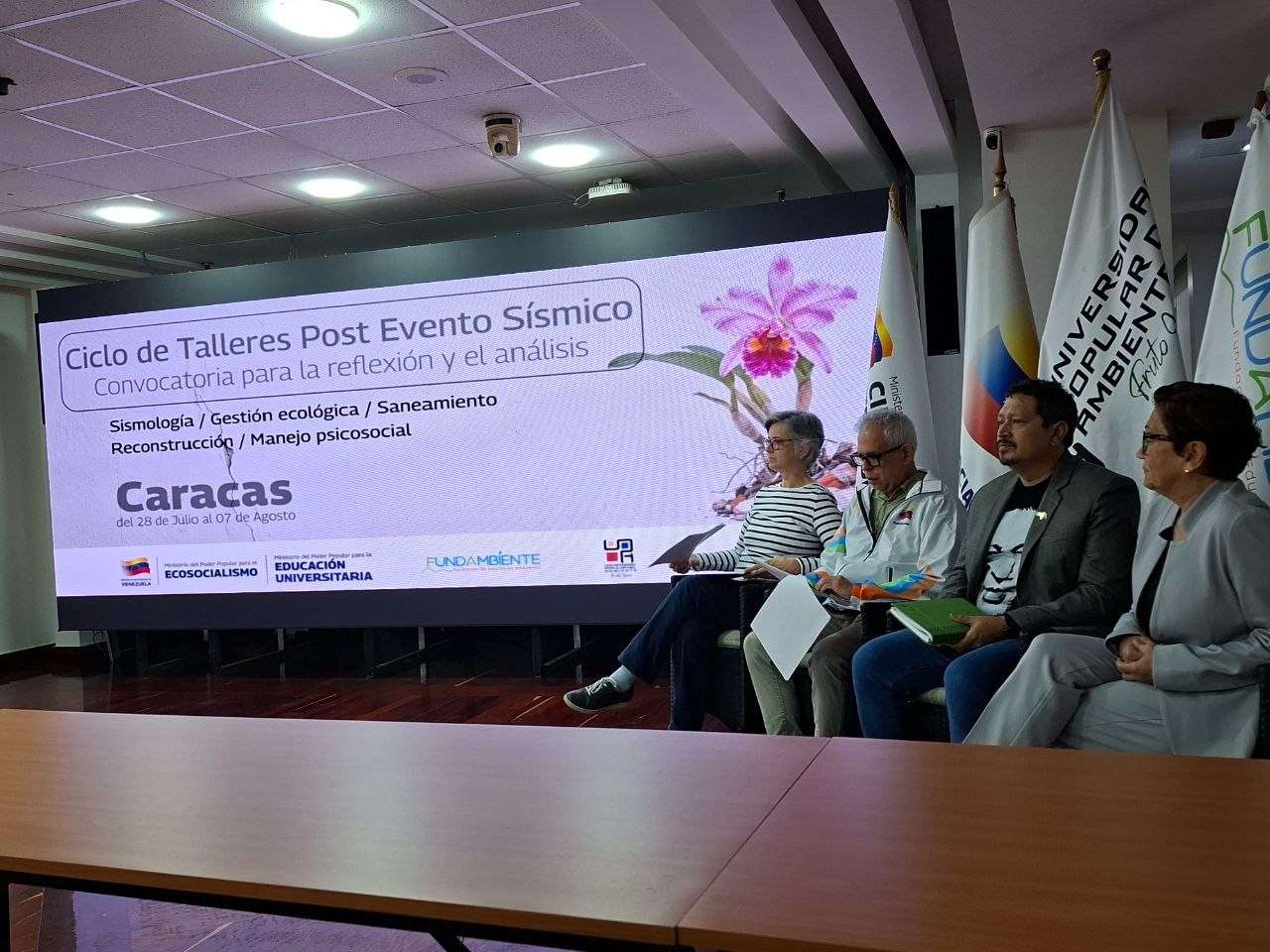 Iniciaron ciclo de talleres post-evento sísmico para una reconstrucción segura y sostenible