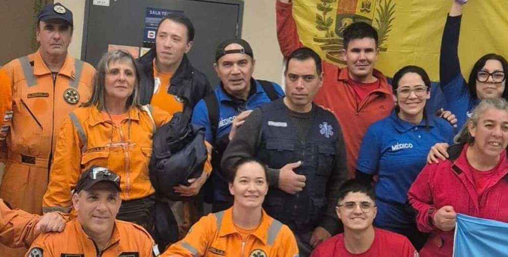 Nuevo contingente de médicos y rescatistas viaja desde Argentina para apoyar en Venezuela