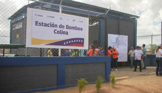 Entregan estación de bombeo de agua en La Vela