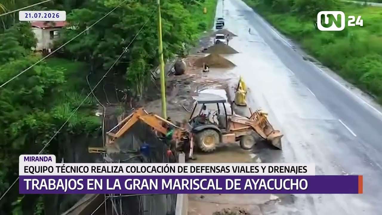 Avanzan trabajos en la Autopista Gran Mariscal de Ayacucho