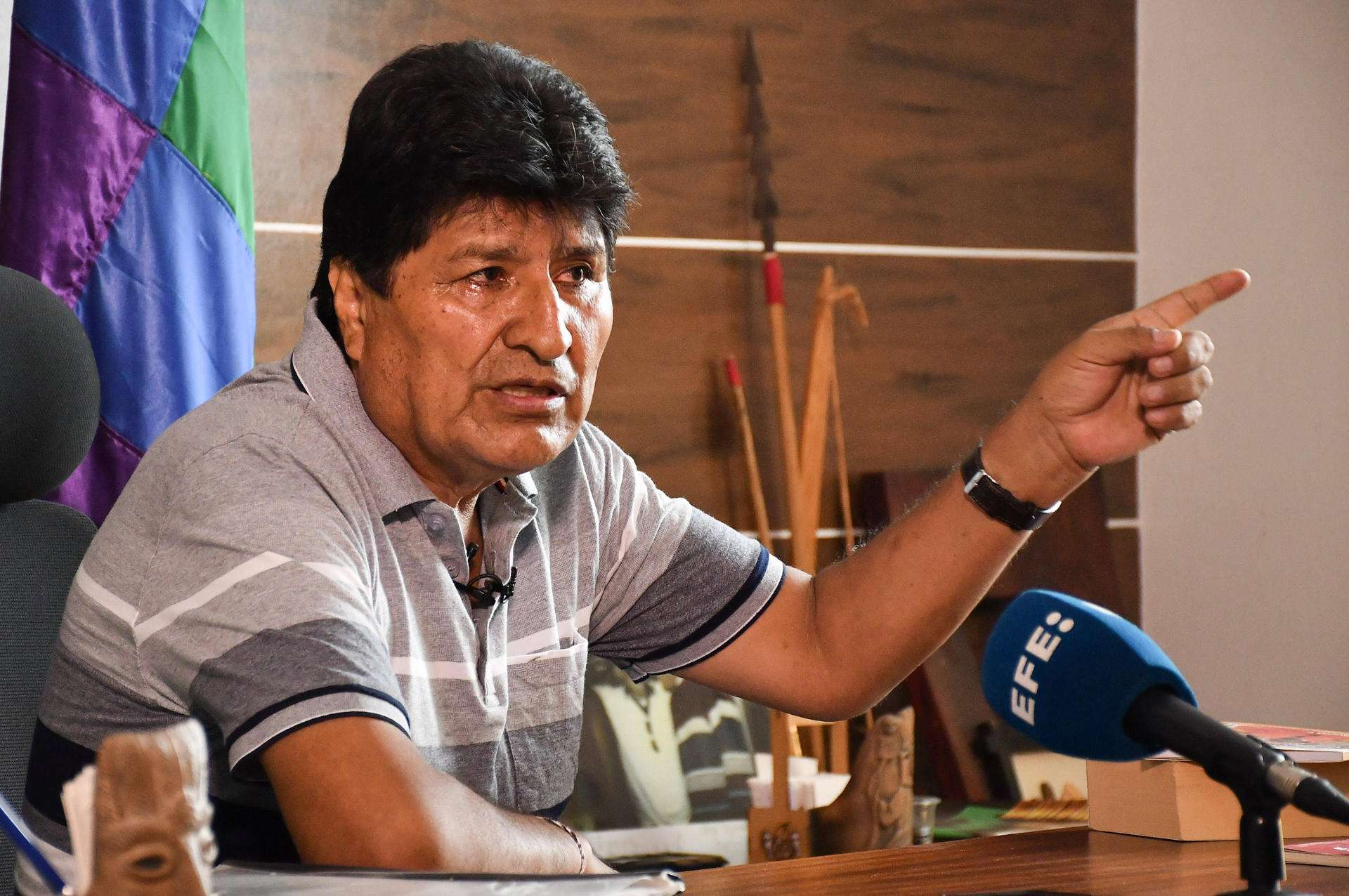 Evo Morales sostiene que orden de captura fue dada en EEUU
