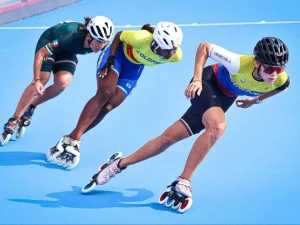 Angy Quintero bajó telón del patinaje con plata