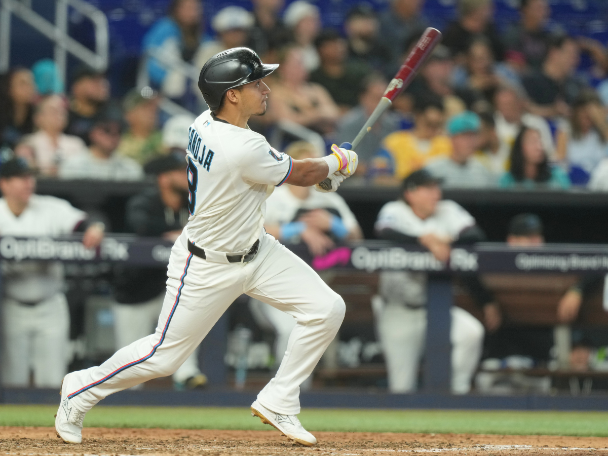 Javier Sanoja aportó a la paliza de los Marlins