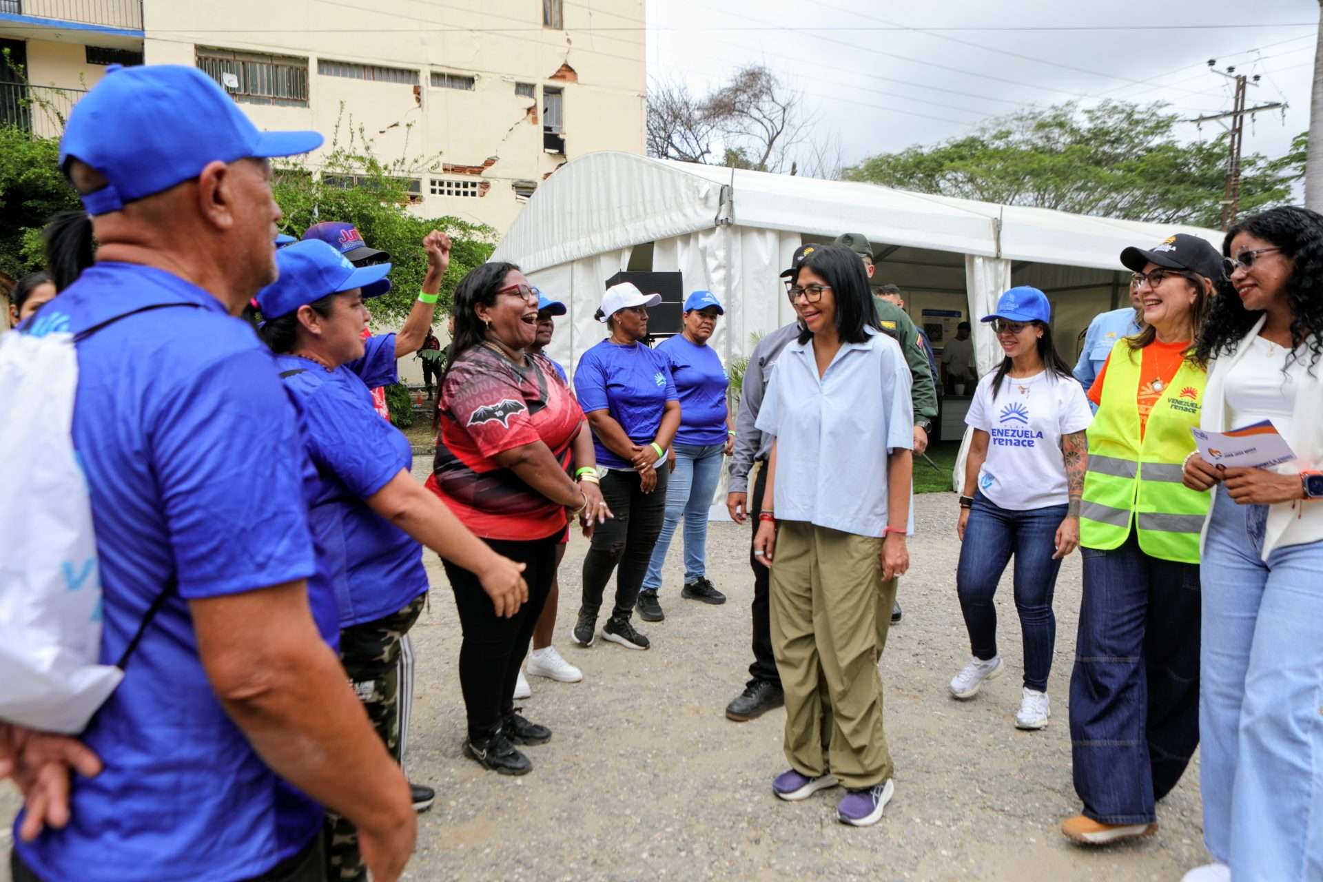 Delcy supervisó recuperación de viviendas afectadas en Carabobo