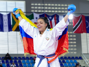 Oriana Rodríguez cerró con oro en karate