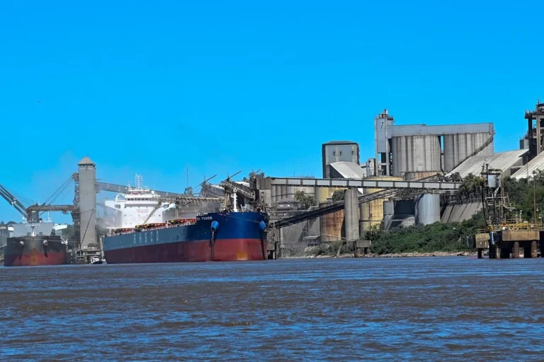 Trabajadores paralizan los puertos argentinos